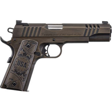 Auto-Ordnance Old Glory 1911 Pistol 45 ACP 5 in. Burnt Bronze and Black Cerakote 7 rd. - Semi Auto Handguns | American Guns & Ammo