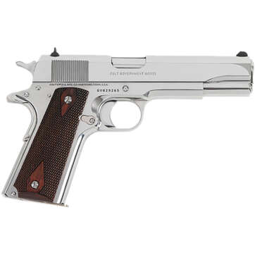 Colt 1911 Pistol 38 Super 5″ Bright Stainless 9 rd. - Semi Auto Handguns | American Guns & Ammo