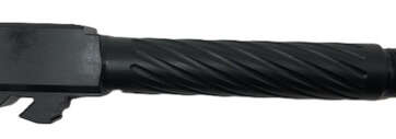 Fits Glock 19 9mm Match Thin Spiral Fluted Barrel in Black - Glock Barrels - American Guns & Ammo