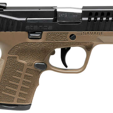 Savage Stance 9mm 3.2″ FDE TruGlo Night Sights - Semi Auto Handguns | American Guns & Ammo