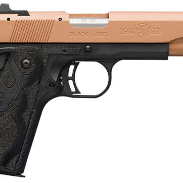 Browning 1911-22 Black Label FS – .22 LR, 4.25 in, Copper - Semi Auto Handguns | American Guns & Ammo