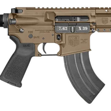 Diamondback DB15 7.62×39 7″ FDE, Carbon Lower - Semi Auto Handguns | American Guns & Ammo