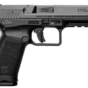 Canik TP9SF 9mm 4.46″ 18+1 Black w/ 2 Mags - Semi Auto Handguns | American Guns & Ammo