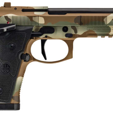 Beretta 92XI SAO 9mm, 4.70 in, 15+1 Multicam - Semi Auto Handguns | American Guns & Ammo
