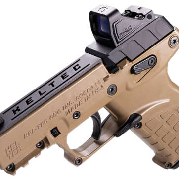 Kel-Tec P17 .22 LR Optics-Ready Pistol, 16+1, Tan - Semi Auto Handguns | American Guns & Ammo