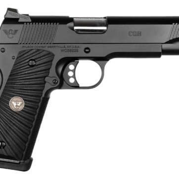 Wilson Combat CQBFS45 CQB  45 ACP 8+1 5″ Full Size Carbon Steel Slide G10 Starburst Grip - Semi Auto Handguns | American Guns & Ammo