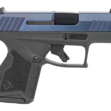 Taurus 1-GX4M931-B GX4 Micro-Compact Frame 9mm Luger 13+1 3.06″ Satin Black DLC Stainless Steel Barrel, Blue PVD Serrated Alloy Steel Slide, Matte Black Stainless Steel Frame, Textured Grip - Semi Auto Handguns | American Guns & Ammo