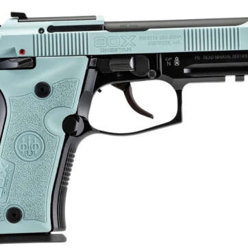 Beretta USA SPEC0715A 80X Cheetah Tactical Micro-Compact Frame 380 ACP 10+1 4.40″ Black Barrel, Blue Steel Optic Ready/Serrated Slide, Blue Aluminum Frame w/Beavertail & Picatinny Rail, Vertec Grip - Semi Auto Handguns | American Guns & Ammo
