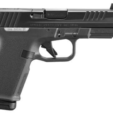 Ruger 19446 RXM 9mm Luger 15+1 4.50″ Black FNC Nitride Threaded Barrel & Optic Ready/Serrated Slide, Black Polymer Frame w/Accessory Rail, Textured Grip, RMSc/RMR/DeltaPoint Pro Footprint - Semi Auto Handguns | American Guns & Ammo