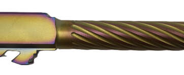 Fits Glock 17 9mm Match Golf Ball Dimpled Barrel in Python - Glock Barrels - American Guns & Ammo