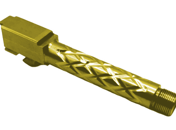 Fits Glock 26 9mm Match Grade Barrel in Gold Fits Glock 26 9mm Match Grade Barrel in Gold - Glock Barrels - American Guns & Ammo