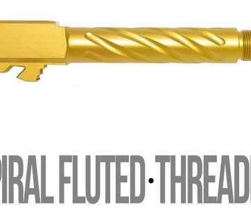 Fits Ruger RXM 9mm Match Threaded Dimpled Barrel in Dark Earth - Ruger Parts - American Guns & Ammo