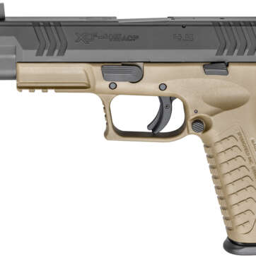 Springfield XDM .45ACP 4.5 Flat Dark Earth (FDE) Essentials Package with Threaded Barrel - Firearms | American Guns & Ammo