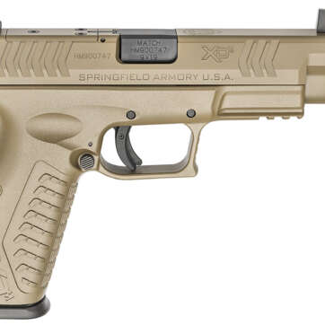 Springfield XDM OSP 9mm 4.5 Full-Size Optics-Ready Desert FDE Pistol with Threaded Barrel - Pistols | American Guns & Ammo