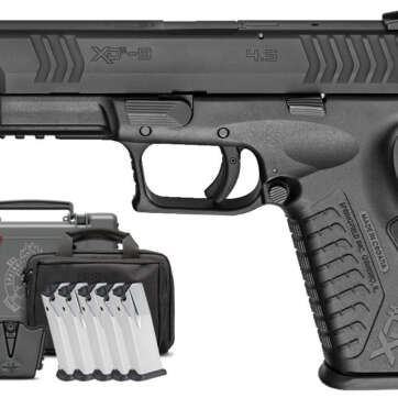 Springfield XDM 9mm 4.5 Full-Size Instant Gear Up Package with 5 Mags, Range Bag, Holster, M - Firearms | American Guns & Ammo