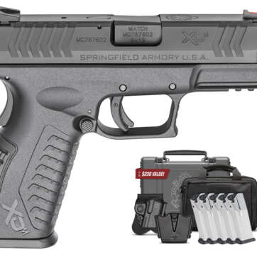 Springfield XDM 9mm 3.8 Full-Size Black Instant Gear Up Package with 5 Mags, Range Bag, Holster and Mag Pouch - Firearms | American Guns & Ammo