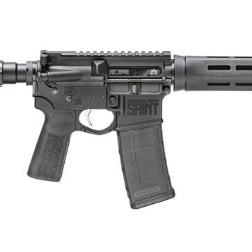 Springfield Saint 5.56mm AR-15 Pistol with B5 Grip and Trinity Force Breach Blade Brace - Pistols | American Guns & Ammo