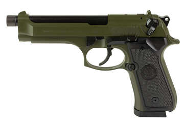 Beretta 92FS 9mm Threaded 18rd Olive Drab Green - Semi Auto Handguns | American Guns & Ammo