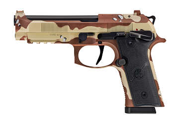 Beretta 92XI 9mm 4.7in Chocolate Chip Cerakote 18+1 - Semi Auto Handguns | American Guns & Ammo