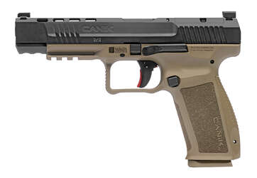 Canik METE SFx 9mm 5.2″ FDE Frame / Black Slide - Semi Auto Handguns | American Guns & Ammo
