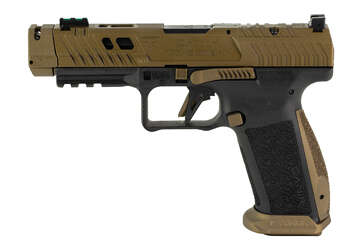 Canik TTI Combat 9mm 4.62in Burnt Bronze w/ MO3 Optic - Semi Auto Handguns | American Guns & Ammo