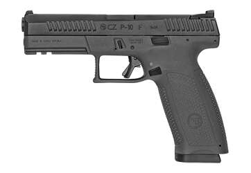 CZ-USA P-10 F Full-Size 9mm 4.5in Black Nitride - Semi Auto Handguns | American Guns & Ammo