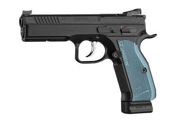CZ-USA Shadow 2 Optics-Ready 9mm 4.89 in Black/Blue Grips - Semi Auto Handguns | American Guns & Ammo