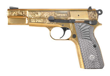 EAA Girsan MCP35 9mm Gold Engraved 15+1 - Semi Auto Handguns | American Guns & Ammo