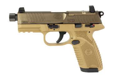 FN 502 Tactical .22 LR 4.6in FDE Optics-Ready - Semi Auto Handguns | American Guns & Ammo