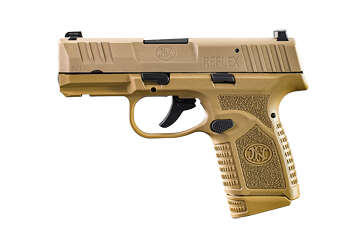 FN Reflex Micro-Compact 9mm 3.3in FDE — 2 Mags - Semi Auto Handguns | American Guns & Ammo