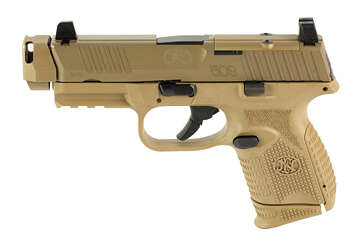 FN 509 Compact MRD Comp 9mm 4.02in FDE - Semi Auto Handguns | American Guns & Ammo