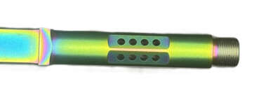 Fits Glock 19 9mm Match Chunky Spiral Fluted Barrel in Dark Earth - Glock Barrels - American Guns & Ammo
