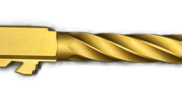 Fits Glock 17 9mm Match 5 Sided Flat Fluted Barrel in Black - Glock Barrels - American Guns & Ammo