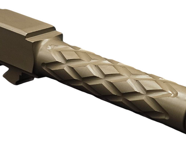 Fits Glock 19 9mm Morse Code Barrel in Dark Earth Fits Glock 19 9mm Morse Code Barrel in Dark Earth - Glock Barrels - American Guns & Ammo
