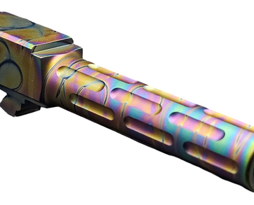 Fits Glock 19 9mm Morse Code Barrel Threaded in Python Fits Glock 19 9mm Morse Code Barrel Threaded in Python - Glock Barrels - American Guns & Ammo