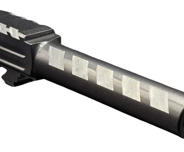 Fits Glock 19 9mm Match Diamond Weave Fluted Barrel Threaded in Dark Earth Fits Glock 19 9mm Match Diamond Weave Fluted Barrel Threaded in Dark Earth - Glock Barrels - American Guns & Ammo