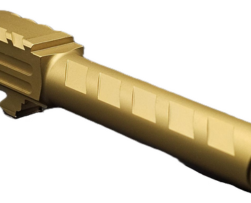 Fits Glock 19 9mm Match Titan 3 Series Threaded Barrel in Gold Fits Glock 19 9mm Match Titan 3 Series Threaded Barrel in Gold - Glock Barrels - American Guns & Ammo