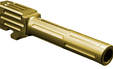 Fits Glock 19 9mm Match Titan 4 Series Threaded Barrel in Gold Fits Glock 19 9mm Match Titan 4 Series Threaded Barrel in Gold - Glock Barrels - American Guns & Ammo
