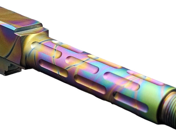 Fits Glock 19 9mm Match Diamond Weave Threaded Barrel in Python Fits Glock 19 9mm Match Diamond Weave Threaded Barrel in Python - Glock Barrels - American Guns & Ammo
