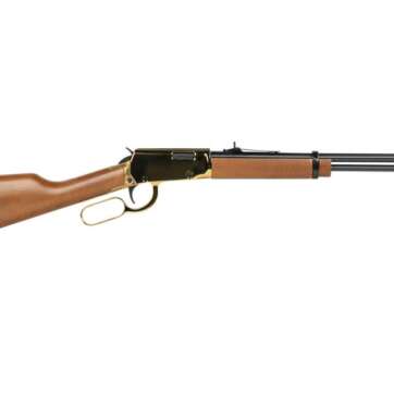 Rossi Rio Bravo 22LR Lever-Action Rifle with Gold Receiver and Hardwood Stock - Rossi | American Guns & Ammo