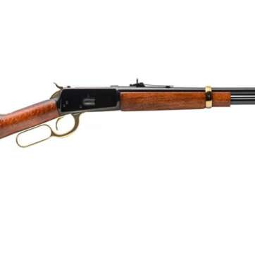 Rossi R92 44 Mag Lever-Action Rifle with Brazilian Hardwood Stock and Gold Accents - Rossi | American Guns & Ammo