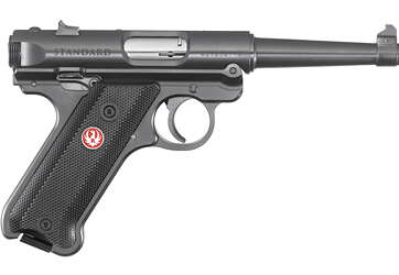 Ruger Mark IV Standard .22 LR 4.75 in Blued 10rd - Semi Auto Handguns | American Guns & Ammo