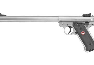 Ruger Mark IV Target 22″ 22 LR Satin Stainless - Semi Auto Handguns | American Guns & Ammo