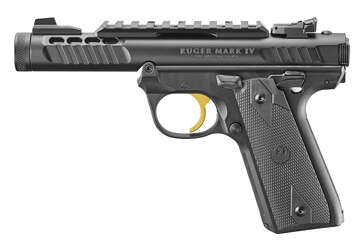 Ruger Mark IV 22/45 Lite .22 LR Threaded Barrel (2x10rd) - Semi Auto Handguns | American Guns & Ammo