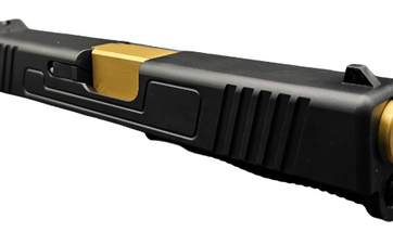 Slide Fits Glock 19 Gen3 Fully Assembled Radius in Black Nitride Threaded - Glock Slides - American Guns & Ammo