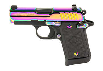 SIG Sauer P938 Rainbow Titanium 9mm 3in 7rd - Semi Auto Handguns | American Guns & Ammo