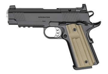 Springfield Armory 1911 Operator AOS 9mm 4.25″ Black - Semi Auto Handguns | American Guns & Ammo