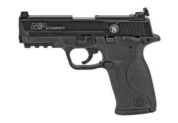 Smith & Wesson M&P22 Compact .22 LR 3.56″ 2x10rd Black - Semi Auto Handguns | American Guns & Ammo