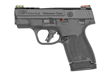 S&W M&P Shield Plus PC 9mm Ported Fiber Optic 2 Mags - Semi Auto Handguns | American Guns & Ammo