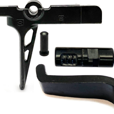 Super Safety Curved Face Trigger Kit D2 Steel – Active Reset Trigger For AR-15 FRT Super Safety Curved Face Trigger Kit D2 Steel – Active Reset Trigger For AR-15 FRT - AR-15 Parts - American Guns & Ammo